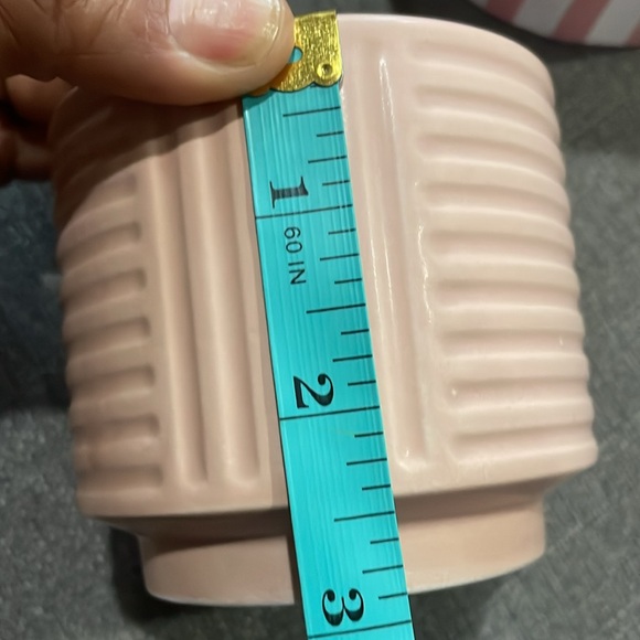 Blue White Striped Ceramic Stiped Planter Set Target Playground Bull… - Picture 9 of 14